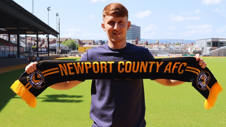 Ged Garner, Forward — photo Newport County