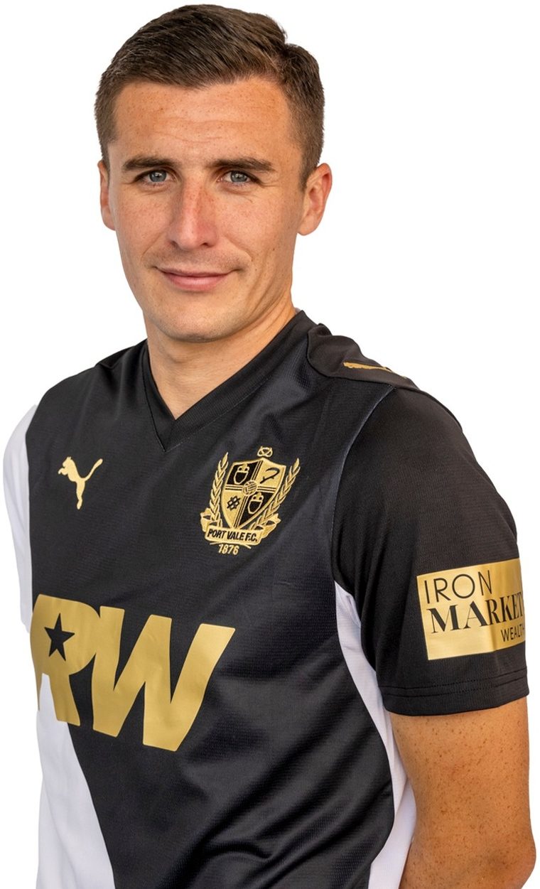 Aaron McGowan, Right-Back — photo Port Vale